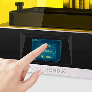 Full funcational touch screen menu