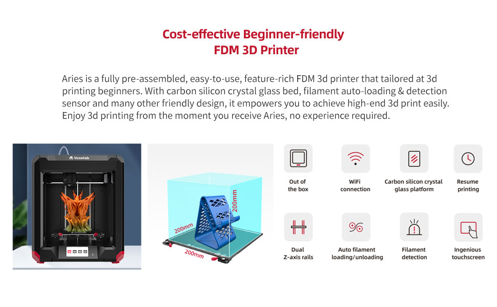 Voxelab Aries 3D Printer