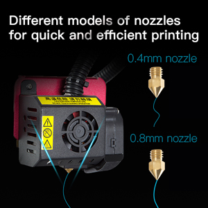 two models of nozzles