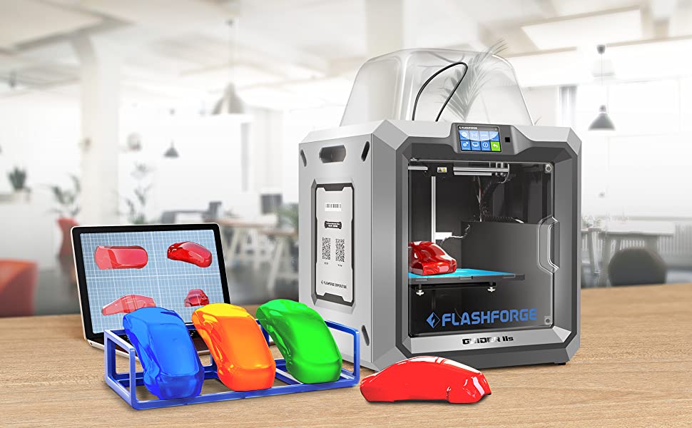 FLASHFORGE GUIDER 2S PROFESSIONAL 3D PRINTER WITH NEW HIGH-TEMPERATURE EXTRUDER