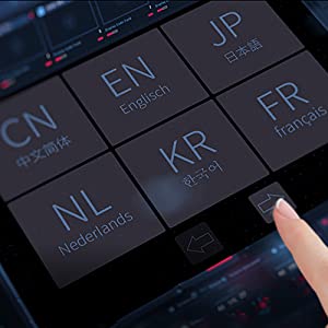 Multi-language user interface for worldwide user, simple and convenient operation