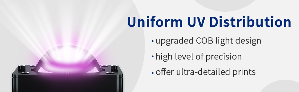 upgraded LED light resource design, more uniform UV distribution