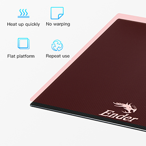 Carborundum glass platform