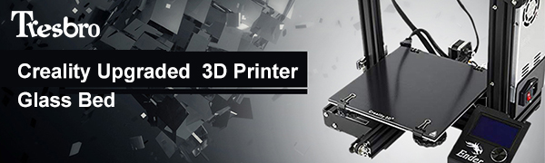 Tresbro Creality Upgraded 3D printer Glass Bed