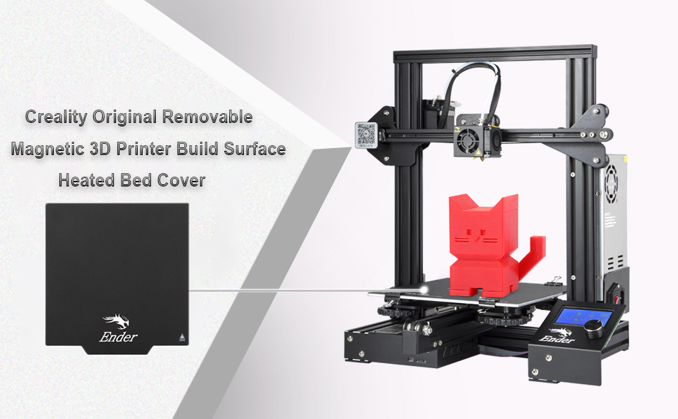 3D Printer Build Surface Heated Bed Cover