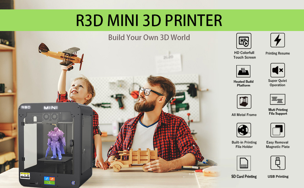 R3D 3D MINI PRINTER