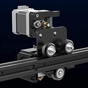 ender 3 pro cr 10 3d printer direct extruder back plate support base pulley wheel