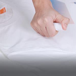 Spray water with a spray bottle