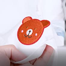 Make your bear logo on the cloth