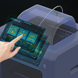 Intuitive 3.5 inch touchscreen