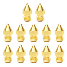 MK8 Extruder Nozzles 3D Printer 12PCS Brass Nozzle Head 2pcs 0.6mm 10pcs 0.4mm