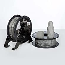 pla roll contains a 1 kg spool at 1.75 mm filament diameter and dimensional accuracy of +/- 0.03 mm