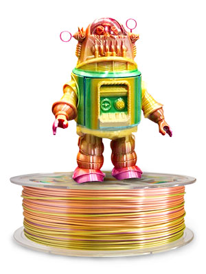 rainbow pla filament