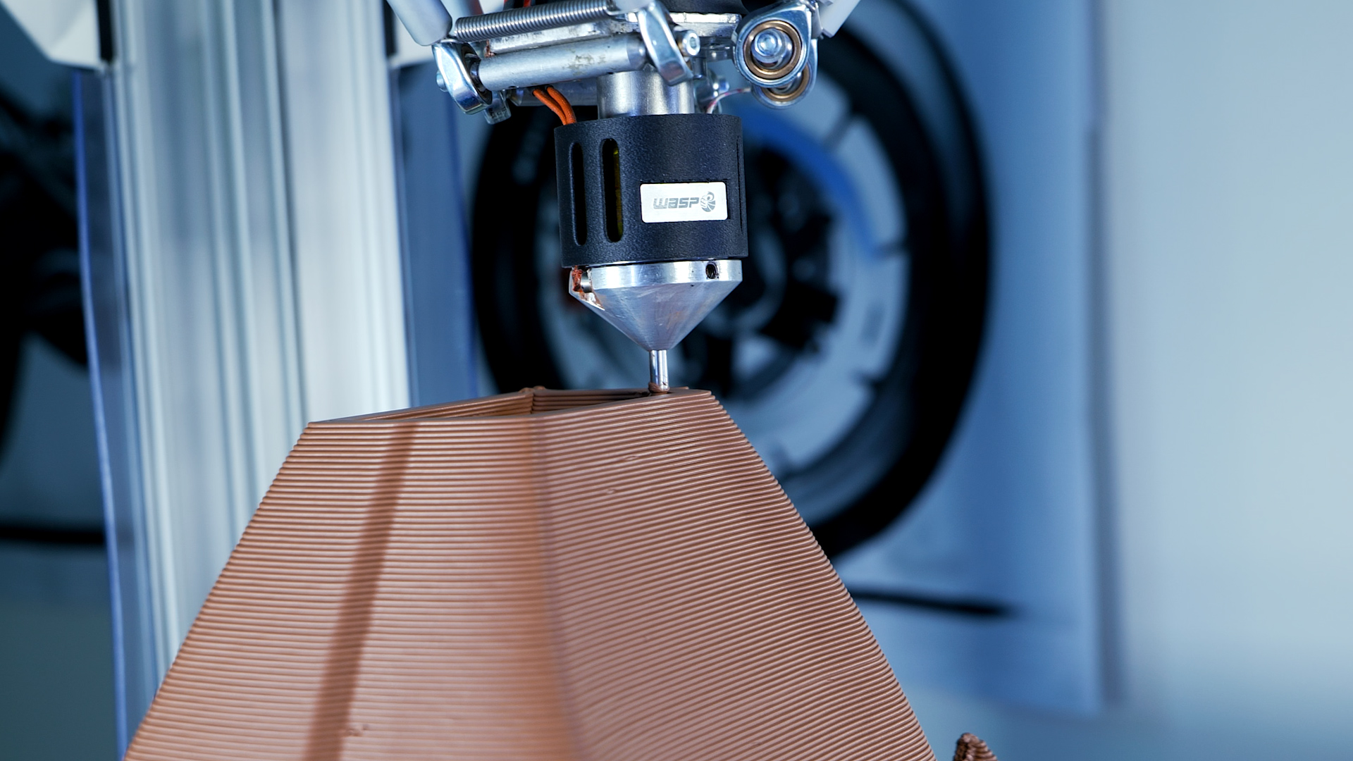 WASP's LDM 3D printing process WASP's LDM 3D printing process