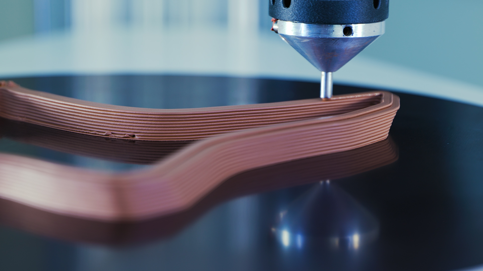 3D printed motorcycle parts prototype on DELTA WASP 40100 Clay 3D printed motorcycle parts prototype on DELTA WASP 40100 Clay