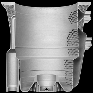 The first generation auxiliary power unit generator housing
