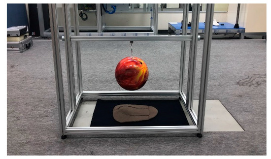  Picture of impact test equipment.