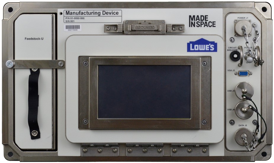 The original Space Manufacturing Additive Manufacturing Facility (AMF) is now on the International Space Station