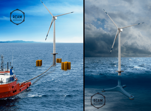  Demonstration of offshore wind turbine construction