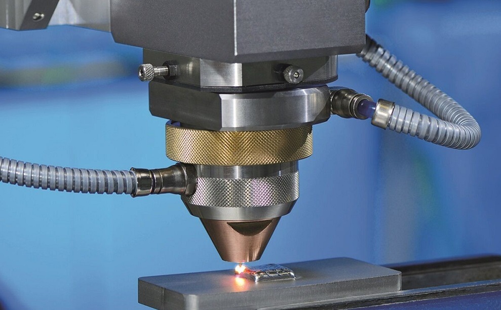 Laser material deposition processing head Laser material deposition processing head