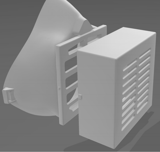 HEPA mask design with box for inserting HEPA filter  HEPA mask design with box for inserting HEPA filter