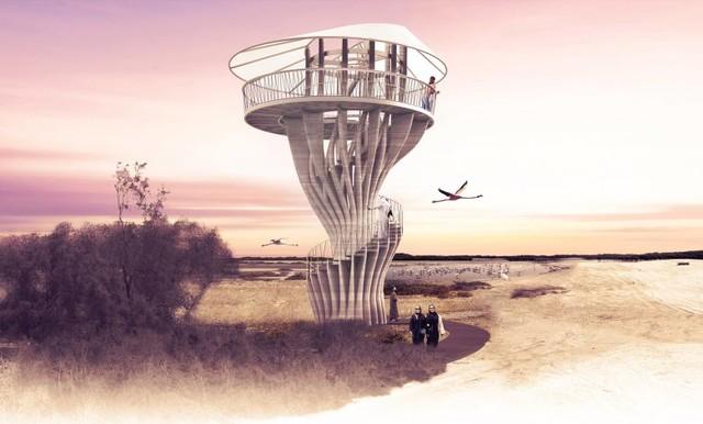 Completed renderings of the viewing platform Completed renderings of the viewing platform