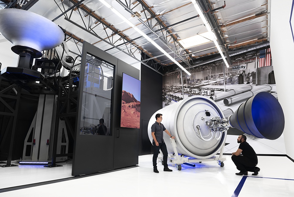 Relativity Space Company's facility in Los Angeles Relativity Space Company's facility in Los Angeles