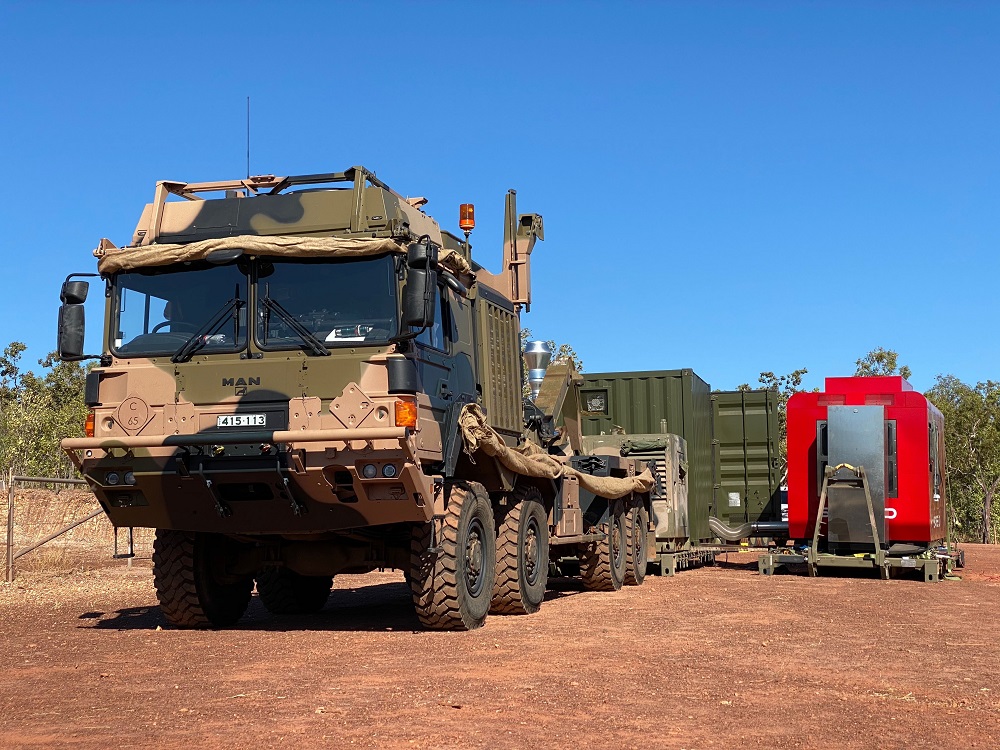 The SPEE3D system was delivered to the Northern Territory of Australia by truck and was reportedly able to be put into use within 30 minutes