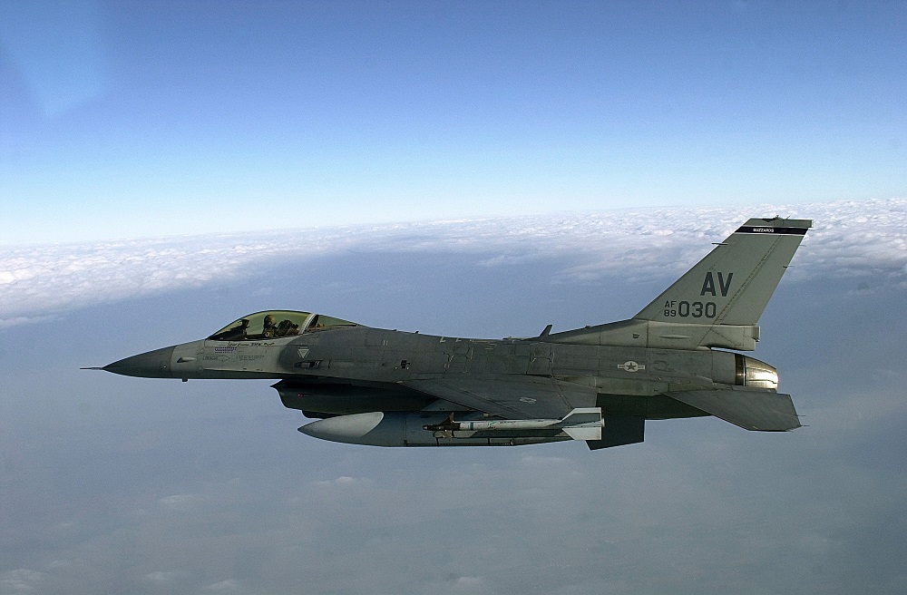 An F-16 Fighting F of the 36th Fighter Squadron An F-16 Fighting F of the 36th Fighter Squadron