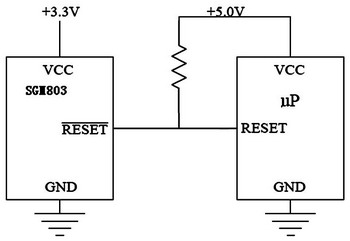 Microprocessor power supply monitoring chip SGM803 and its application
