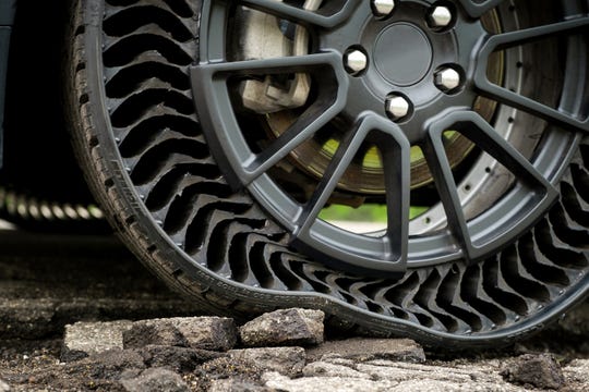 General Motors intends to develop this airless wheel component together with Michelin and plans to introduce it to passenger cars in 2024 General Motors intends to develop this airless wheel component together with Michelin and plans to introduce it to passenger cars in 2024