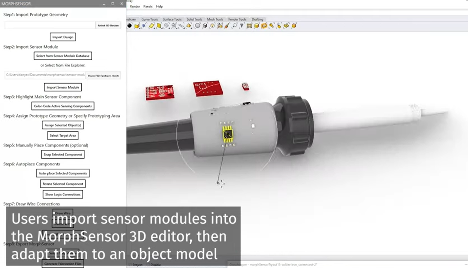 MorphSensor User Interface MorphSensor User Interface