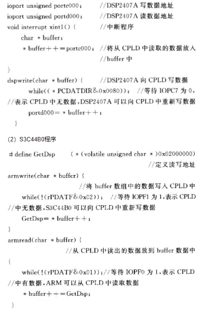 Design of Parallel Communication System Based on XC95108 Chip to Realize DSP and ARM